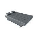 Ver imagem 4 de Sofá Cama Laila Corano Chumbo F296 - Matrix