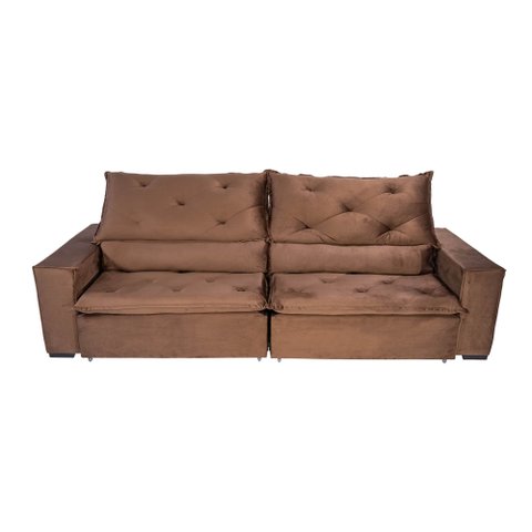 Sofá Premium Deluxe 2,5mts - Marrom