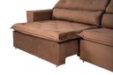 Ver imagem 3 de Sofá Premium Deluxe 2,5mts - Marrom