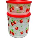 Ver imagem 2 de Tupperware Kit 2 Peças Refri Line Morangos 1,1l e 630ml