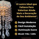 Ver imagem 5 de Lustre para Sala de Estar Luminaria de Teto Moderno Decorar