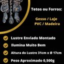 Ver imagem 3 de Lustre para Sala de Estar Luminaria de Teto Moderno Decorar