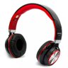 Headfone Com Microfone Para Pc E Smartphone Preto E Vermelho - 1