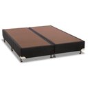 Ver imagem 1 de Cama Box Base King Universal Suede Nero Black (186x198x20) - Ortobom