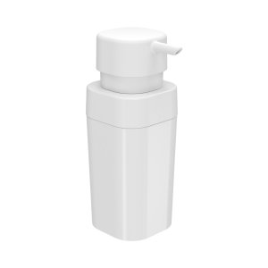 Porta Sabonete Líquido 290ml Coza Splash Branco