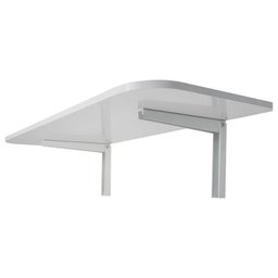 Mesa Retrátil Parede Cozinha Suspensa Dobrável Branca 100x50 - 1