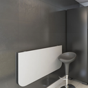 Ver imagem 3 de Mesa Retrátil Parede Cozinha Suspensa Dobrável Branca 100x50