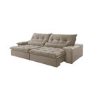 Ver imagem 3 de Sofá Nivus Veludo 02 Módulos de 120cm B25cm Meu Sofá Online B002 Veludo Capuccino