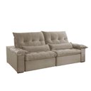 Ver imagem 5 de Sofá Nivus Veludo 02 Módulos de 120cm B25cm Meu Sofá Online B002 Veludo Capuccino