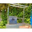 Ver imagem 4 de Churrasqueira Hotbox Parrilla - Grelha Argentina - Bancada + Kit Tendal