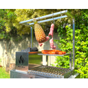 Ver imagem 3 de Churrasqueira Hotbox Parrilla - Grelha Argentina - Bancada + Kit Tendal