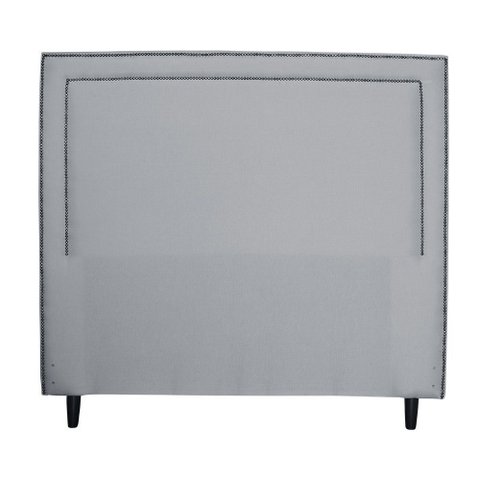 Cabeceira para Cama de Casal Isadora Linho Cinza Idf Decor