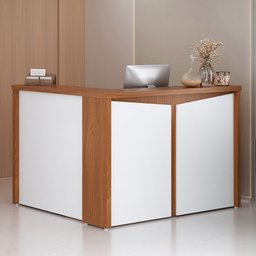 Armário para Escritório Atendimento Freijó/branco Y37 - Artany Móveis - 2