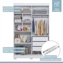 Ver imagem 3 de Quarto Infantil Completo Théo com Guarda-Roupa e Beliche Tigus Baby