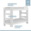 Ver mais imagens de Quarto Infantil Completo Théo com Guarda-Roupa e Beliche Tigus Baby