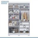Ver imagem 6 de Quarto Infantil Completo Théo com Guarda-Roupa e Beliche Tigus Baby