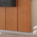Ver mais imagens de Conjunto Painel + Rack Dominus + Premium 279cm com Suporte para TV Naturalle Mavaular Móveis