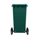 Ver imagem 2 de Lixeira 120 Litros Roda de 200mm - Lar Plásticos - Verde