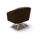 Ver imagem 6 de Cadeira Sala de Jantar Giratória Ma30 Kit 2 Stella Suede D03 - D’Rossi