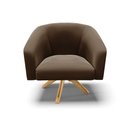 Ver mais imagens de Cadeira Sala de Jantar Giratória Ma30 Kit 2 Stella Suede D03 - D’Rossi