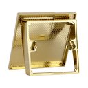 Ver imagem 2 de Kit Acabamento Descarga Hydra Padrão Deca e Docol + 2 Registro Chuveiro Dourado Brilhante Alavanca M