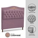 Ver mais imagens de Cabeceira e Calçadeira Baú Cama Box Casal King Size Belize 195cm Luxor Rosê - Desk Design