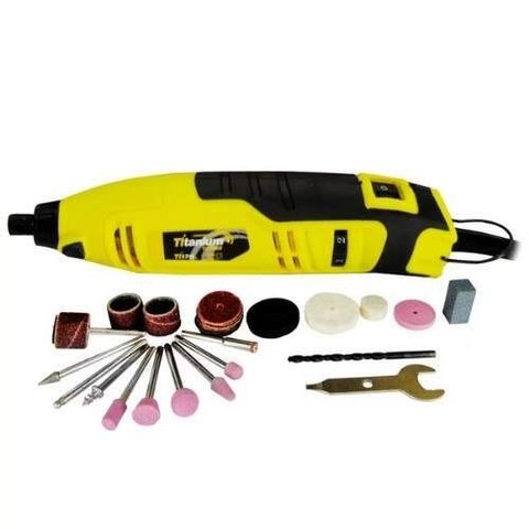 Retificadeira Titanium - 170W x 220V com 40 Acessórios - Cod. 5574