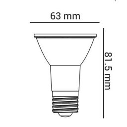 Lâmpada Led Par20 4000k 7W Bivolt - 2