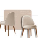 Ver imagem 6 de Sala de Jantar Mesa Florida 220cm Tampo Barril Laminado e 8 Cadeiras Suiça
