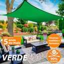 Ver imagem 2 de Tela Sombreamento Verde 5x3 Metros Para Cobertura e Decorativa