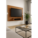 Ver imagem 2 de Painel Moderno com Nicho para Tv Ate 50 Polegadas:nature