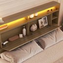 Ver imagem 7 de Cama de Casal Queen com 6 Gavetas Cabeceira com LED Genebra