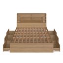 Ver imagem 5 de Cama de Casal Queen com 6 Gavetas Cabeceira com LED Genebra