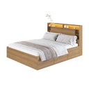 Ver imagem 4 de Cama de Casal Queen com 6 Gavetas Cabeceira com LED Genebra