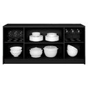 Ver imagem 4 de Aparador Buffet para Sala Lia Cimol 4 Portas - Chumbo