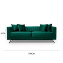 Ver imagem 2 de Sofá Albany 190cm Voltolini Veludo Verde