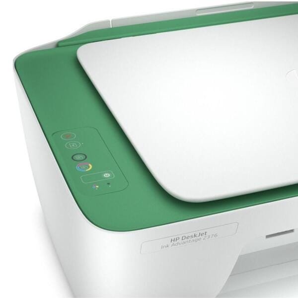 Impressora Multifuncional HP Deskjet com Conexão USB INK ADV 2376 - Branco/Verde - 3