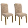 Kit 2 Cadeiras Paola Cimol com Espuma - Nature Nude - 1