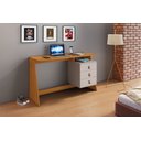 Ver imagem 2 de Escrivaninha Mesa de Estudo Gaby Jcm Moveis Cinamomo/off White