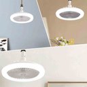 Ver imagem 5 de Ventilador Lâmpada de Teto Aromaterapia Led Ajustável Quarto Casa Apartamento Controle 3 em 1 Sala D