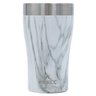 Copo Térmico Arell Tulip 500ml com Fundo Antirruído e Escudo de Cobre - Mármore Branco - 1