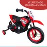 Moto Elétrica Infantil Criança +3 Anos Motocross 6V 4,5km/h Até 25kg Musica Luz e Som Menino Menina  - 5