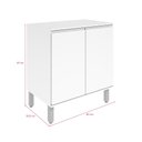 Ver imagem 5 de Cozinha Compacta Modulada 4 Peças 10 Pts 2 Gav Nina Branco
