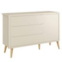 Ver imagem 1 de Cômoda Infantil Theo 1 Porta Areia com Pés Madeira Natural – Reller