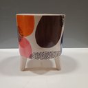 Ver imagem 3 de Cachepô Vaso Decorativo Planta Cerâmica 15x13x13cm Color