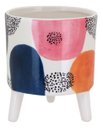 Ver imagem 1 de Cachepô Vaso Decorativo Planta Cerâmica 15x13x13cm Color
