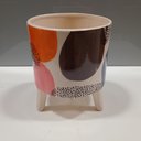 Ver imagem 2 de Cachepô Vaso Decorativo Planta Cerâmica 15x13x13cm Color