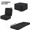 Puff Dobrável Solteiro 3 em 1 Multiuso 100 Espuma D33 Bf Colchões - 2