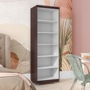 Ver imagem 3 de Kit 2 Armários Organizador Multiuso Sabrina 2 Portas e 6 Nichos Castanho - Desk Design
