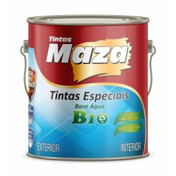 Tinta Esmalte Base Água Brilhante Maza 900L Branco - 1
